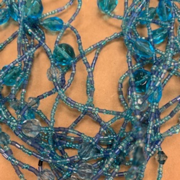 Multi-color Beaded Necklace (12 inch) - Picture 2 of 3